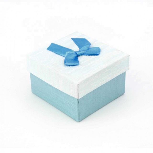 Darilna škatlica za uro ali nakit, svetlo modra