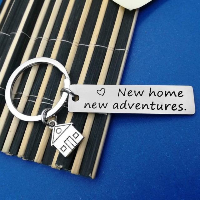 Obesek za ključe NEW HOME NEW ADVENTURES